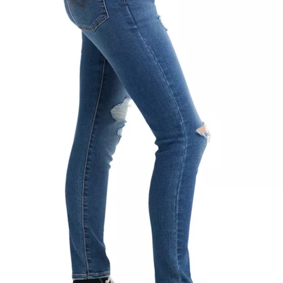 Levi's - Women's 721 High-Rise Stretch Skinny Jeans - Picture 2 of 6